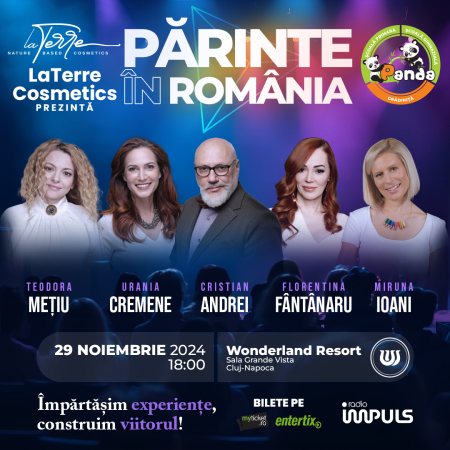 PĂRINTE ÎN ROMÂNIA | UN NOU SPEAKER PE SCENA CONFERINȚEI PĂRINTE ÎN ROMÂNIA