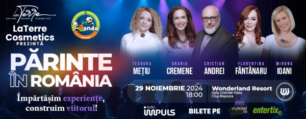 PĂRINTE ÎN ROMÂNIA | UN NOU SPEAKER PE SCENA CONFERINȚEI PĂRINTE ÎN ROMÂNIA