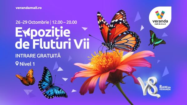 ANIVERSARE VERANDA MALL - EXPOZIȚIE DE FLUTURI VII