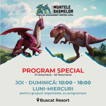 Program special pe Muntele Basmelor  de la Buscat (jud.Cluj), în prima vacanță școlară