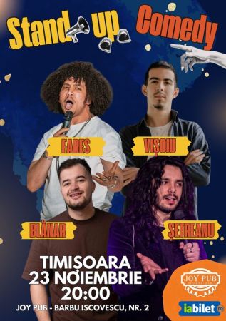 Stand-Up Comedy cu Șetreanu, Vișoiu, Fares și Blănar - HAP