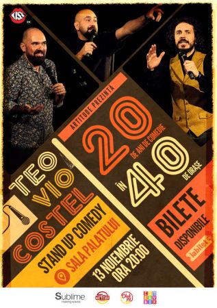 Teo, Vio si Costel - 20 de ani de comedie în 40 de orase | Stand Up Comedy Show