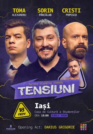 Stand-up Comedy cu Sorin Pârcălab, Toma, Cristi Popesco