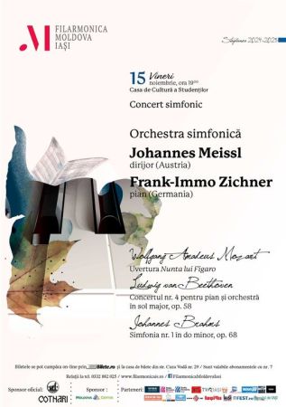 CONCERT SIMFONIC | Dirijor: JOHANNES MEISSL, Solist: FRANK-IMMO ZICHNER