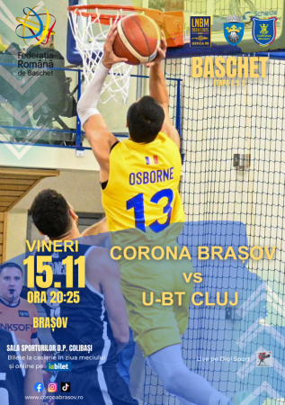 Baschet CSM Corona Brasov – U-BT Cluj