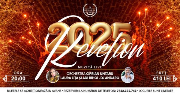 Revelion 2025: Laura Liță, Adi Bihoi & Orchestra Ciprian Untaru