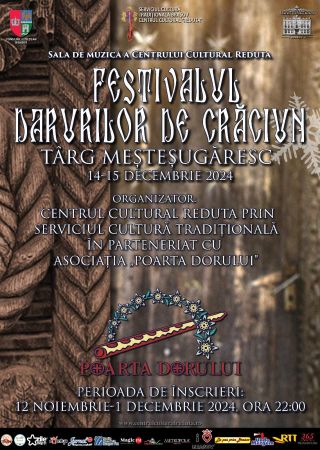 „Festivalul Darurilor de Crăciun” – Târg meșteșugăresc