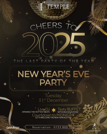 Temple Club's New Year's Eve Party