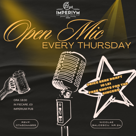 OPEN MIC SESSION // EVERY THURSDAY