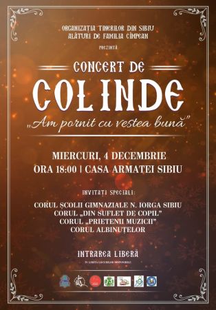 Concert de colinde - "Am pornit cu vestea bună"