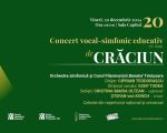 Concert vocal-simfonic educativ de Crăciun (12-18 ani) | Dirijor: CIPRIAN TEODORAȘCU