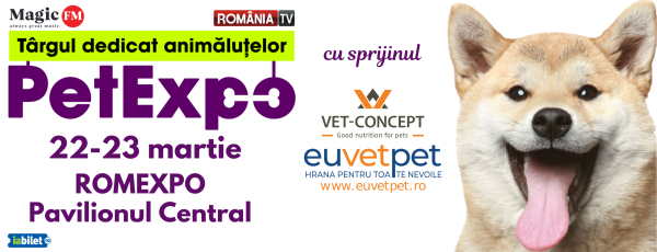 PetExpo Romania - târgul dedicat animăluțelor de companie - ediția 14