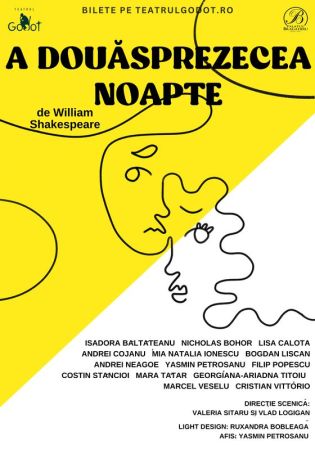 Spectacolul "A douăsprezecea noapte" de William Shakespeare