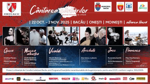 CÂNTAREA CÂNTĂRILOR - Festivalul itinerant de chitară