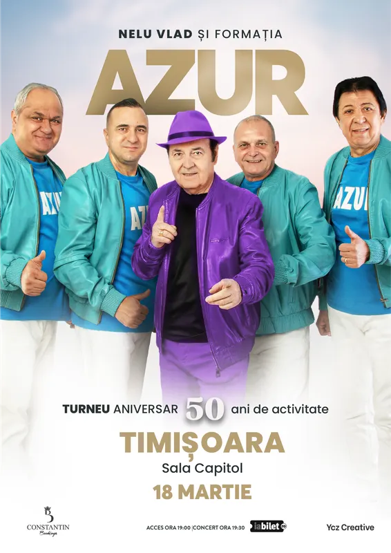 Nelu Vlad si Formatia Azur - Turneu Aniversar “50”