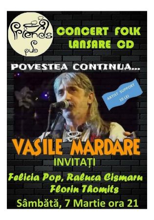 Concert şi lansare CD Vasile Mardare