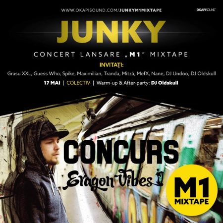 Junky - concert lansare mixtape "M1"